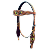 BER360-Western Leather Headstall