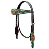 BER361-Western Leather Headstall