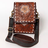 KBA127 CellPhone Holder Genuine Leather bag western Bag