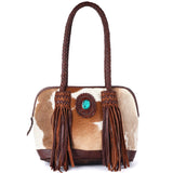 ADBGM333 Tote Hair On Genuine Western Leather Women Bag