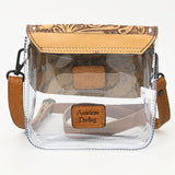 ADBGZ722 Clear Bag Genuine Western Leather Women Bag