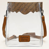 ADBGZ725 Clear Bag Genuine Western Leather Women Bag