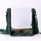 ADBGZ726 Clear Bag Genuine Western Leather Women Bag