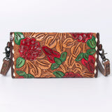 ADBG889 Wallet Hand Tooled Genuine Western Leather Women Bag