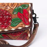 ADBG889 Wallet Hand Tooled Genuine Western Leather Women Bag