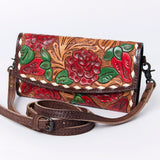 ADBG889 Wallet Hand Tooled Genuine Western Leather Women Bag