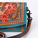 ADBG889 Wallet Hand Tooled Genuine Western Leather Women Bag