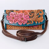 ADBG889 Wallet Hand Tooled Genuine Western Leather Women Bag