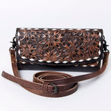 ADBG889 Wallet Hand Tooled Genuine Western Leather Women Bag