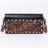 ADBG889 Wallet Hand Tooled Genuine Western Leather Women Bag