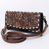 ADBG889 Wallet Hand Tooled Genuine Western Leather Women Bag