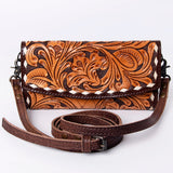 ADBG889 Wallet Hand Tooled Genuine Western Leather Women Bag