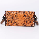 ADBG889 Wallet Hand Tooled Genuine Western Leather Women Bag