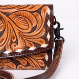 ADBG889 Wallet Hand Tooled Genuine Western Leather Women Bag