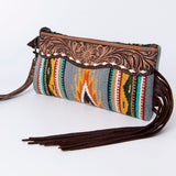 ADBG344 Wristlet Genuine Western Leather Women Bag Becca