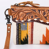 ADBG344 Wristlet Genuine Western Leather Women Bag Becca