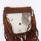 LC-ADBGD129G Crossbody Genuine Western Leather Women Bag Sage