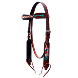 BER388-Western Leather Headstall