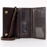 LC-ADBGM294B Wallet Hair On Genuine Western Leather Women Bag