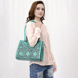 ADBGZ732 Tote Hand Tooled Genuine Western Leather Women Bag