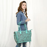 ADBGZ734 Tote Hand Tooled Genuine Western Leather Women Bag