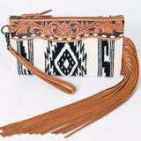 ADBG344 Wristlet Genuine Western Leather Women Bag Becca