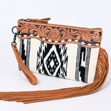 ADBG344 Wristlet Genuine Western Leather Women Bag Becca