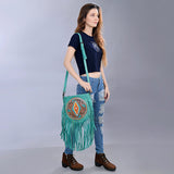 LC-ADBG1062A Messenger Genuine Western Leather Women Bag