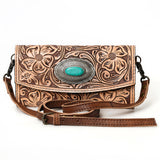 ADBG889 Wallet Hand Tooled Genuine Western Leather Women Bag