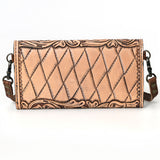 ADBG889 Wallet Hand Tooled Genuine Western Leather Women Bag