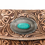 ADBG889 Wallet Hand Tooled Genuine Western Leather Women Bag