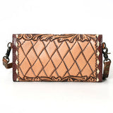 ADBG889 Wallet Hand Tooled Genuine Western Leather Women Bag