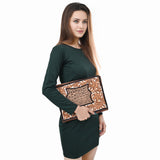 ADBG1087-Portfolio Bag Genuine Western Leather Women Bag