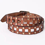 ADBLF198 Genuine American Leather Belt Men and Women