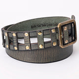 ADBLF199 Genuine American Leather Belt Men and Women