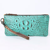 ADBG768 Wristlet Genuine Western Leather Women Bag