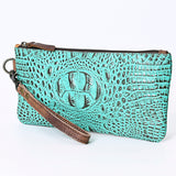 ADBG768 Wristlet Genuine Western Leather Women Bag