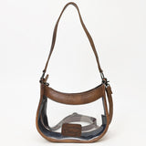 ADBG1098 Clear Bag Genuine Western Leather Women Bag