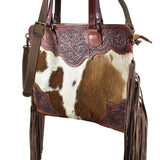 LC-ADBGS191BRW Messenger Genuine Western Leather Women Bag