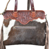 LC-ADBGS191BRW Messenger Genuine Western Leather Women Bag