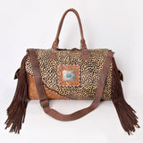 ADBG608 Duffel Hair On Genuine Western Leather Women Bag