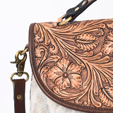 ADBGA338 Crossbody Hair On Genuine Western Leather Women Bag