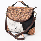 ADBGA338 Crossbody Hair On Genuine Western Leather Women Bag