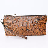 ADBG768 Wristlet Genuine Western Leather Women Bag