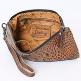 ADBG768 Wristlet Genuine Western Leather Women Bag