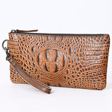 ADBG768 Wristlet Genuine Western Leather Women Bag