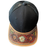 LC-ADCP101N Genuine Western Leather Men Women Cap