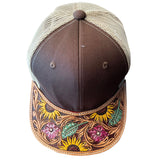 LC-ADCP102J Genuine Western Leather Men Women Cap