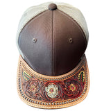 LC-ADCP102N Genuine Western Leather Men Women Cap