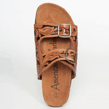 ADFTE103A Genuine leather sandal footwear flip flop